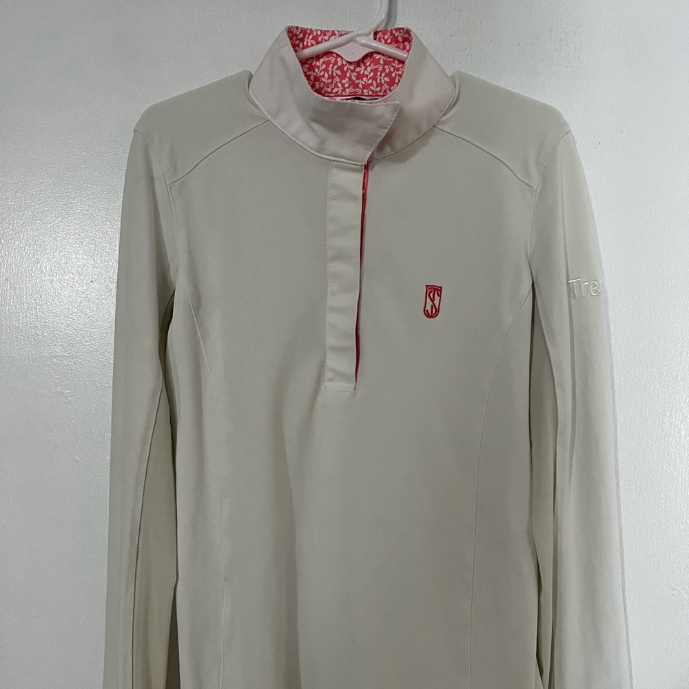 Girls long sleeve riding show shirt